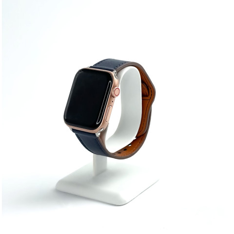 Кожаный ремешок Leather Rivet Clasp на Apple Watch 38/40/41mm Midnight blue Кожаный ремешок Leather Rivet Clasp на Apple Watch 38/40/41mm Midnight blue